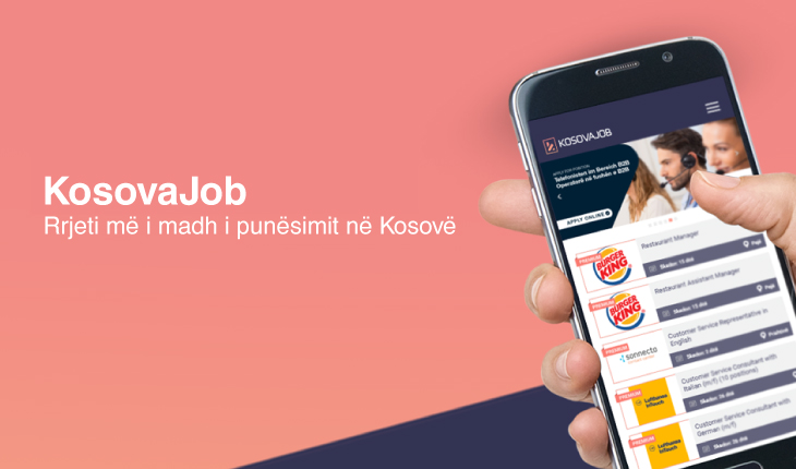 KosovaJob në mesin e webfaqeve me performancën më të mirë në Kosovë