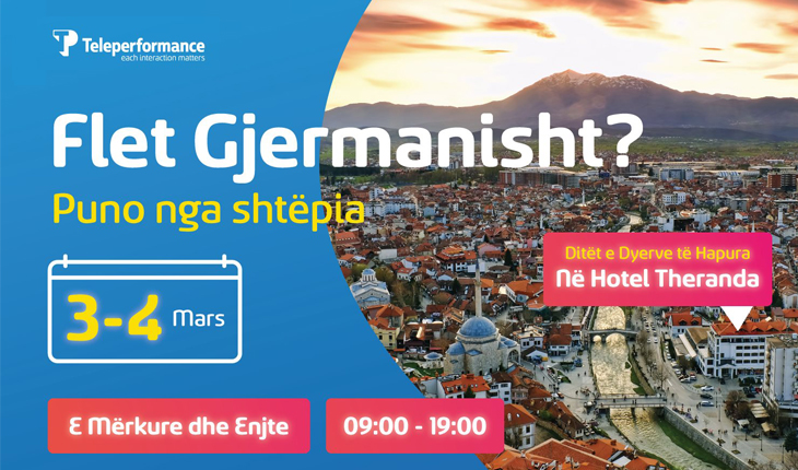 Teleperformanca ofron mundësi pune nga shtëpia, për qytetarët e Prizrenit