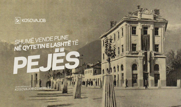 Shpallje për vende të punës në qytetin e Pejës