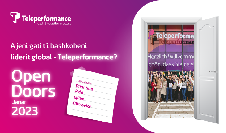 Nise vitin me pagë 4-shifrore, bëhu pjesë e Teleperformancës