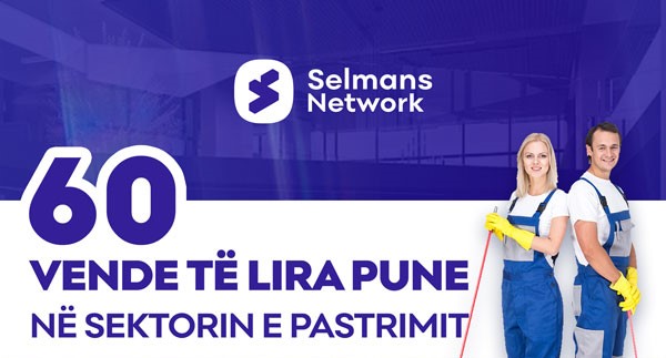 60 vende të lira pune në sektorin e pastrimit
