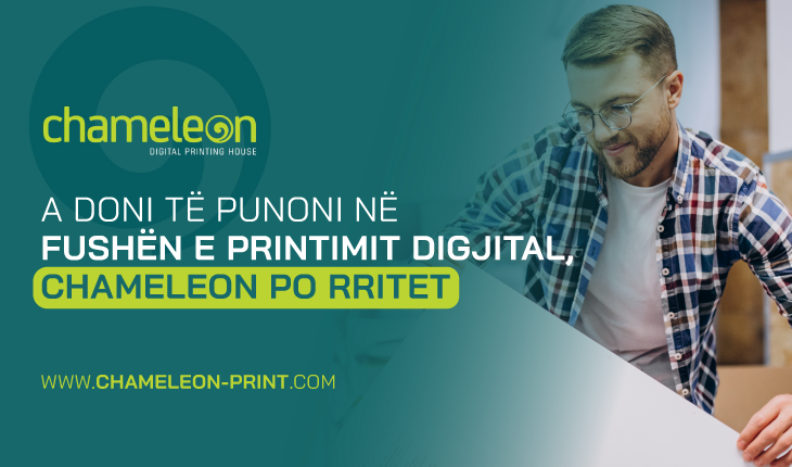 Punësohu në Chameleon dhe përfitoni 400€ bonus katër muajt e parë