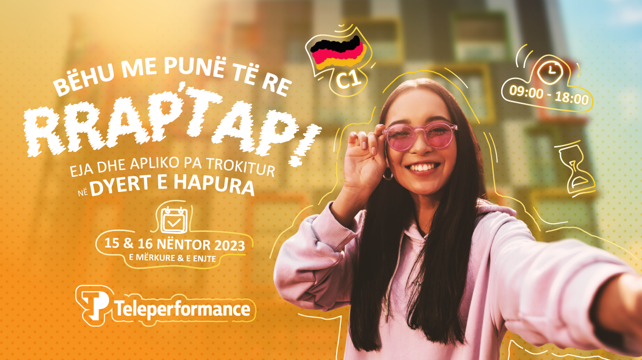 Ju presin mundësi emocionuese në “Ditët e Dyerve të Hapura” të Teleperformancës