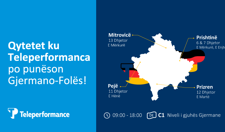 Një vit i ri, një fillim i ri, ejani në Teleperformance dhe transformoni karrierën tuaj