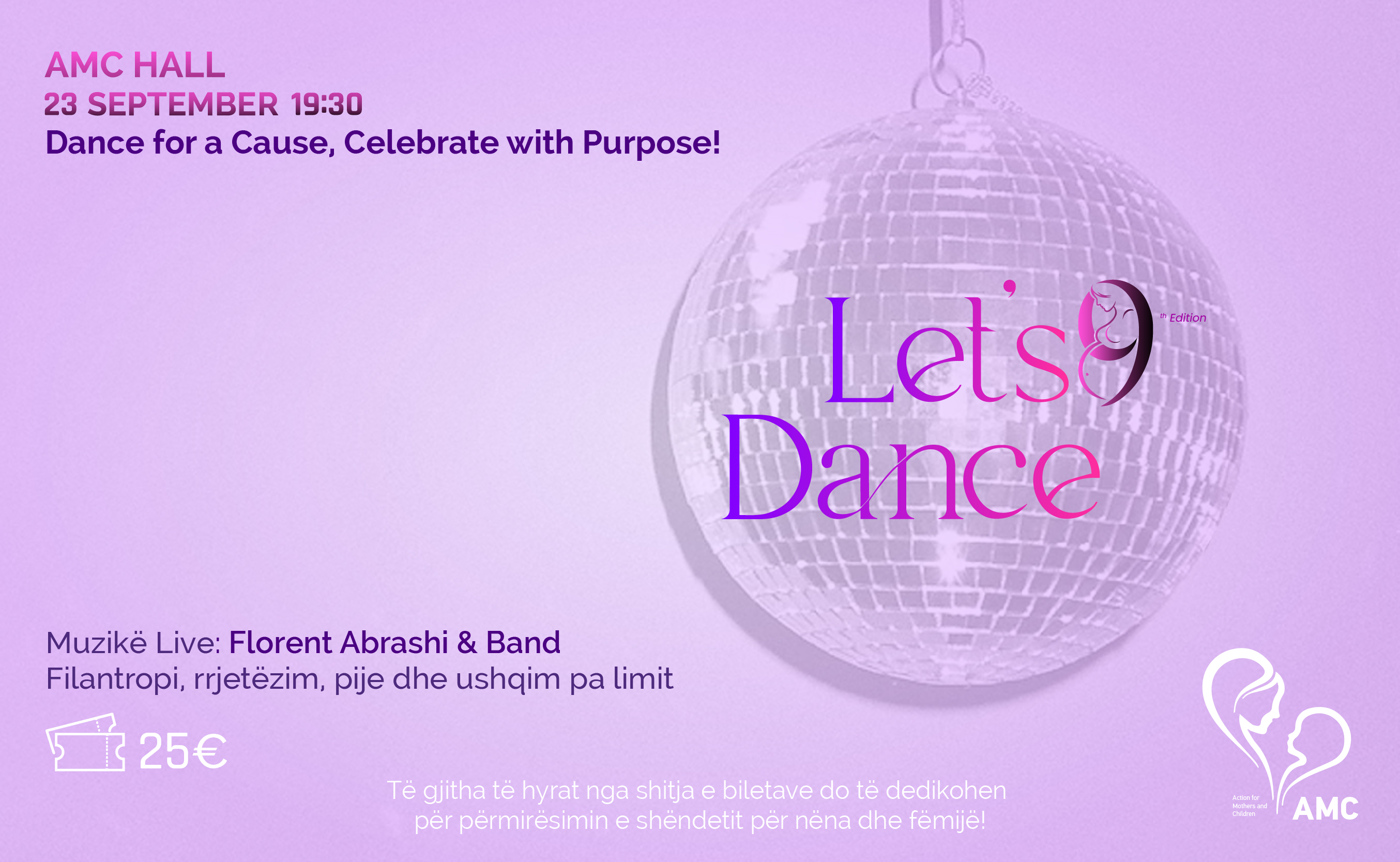 Vallëzo për Jetët e Nënave dhe Fëmijëve: Bashkohu me AMC në Edicionin e 9-të të 'Let’s Dance'!