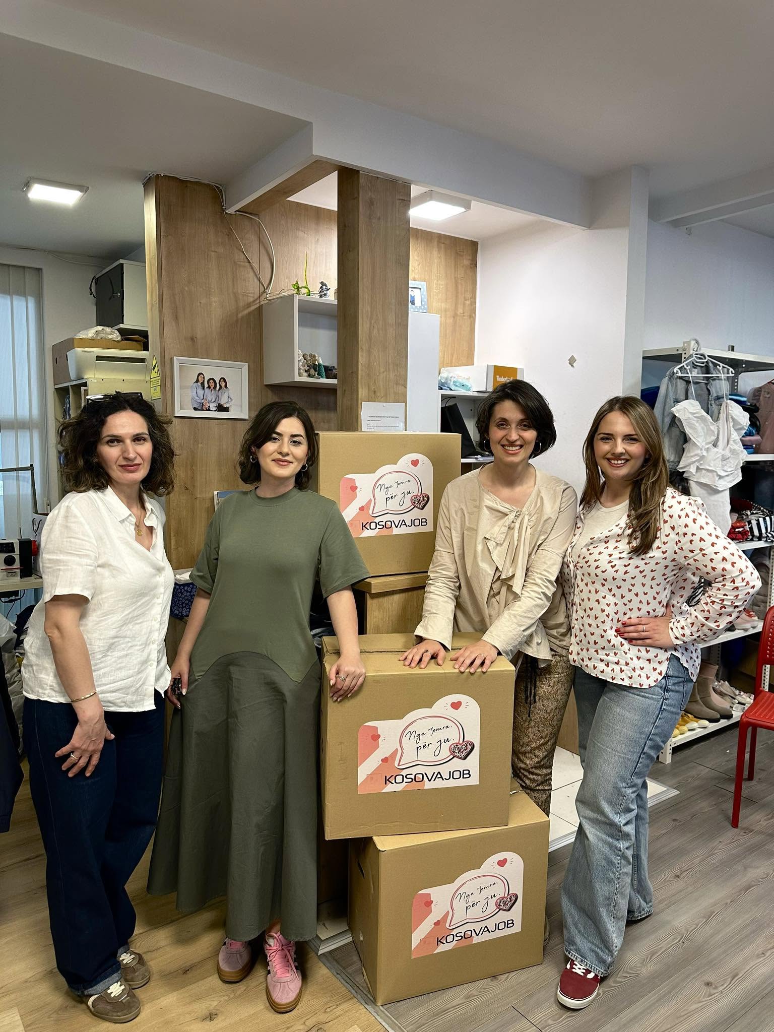 KosovaJob kontribuon me donacion për 1 Qershorin në mbështetje të nënave dhe fëmijëve në Kosovë